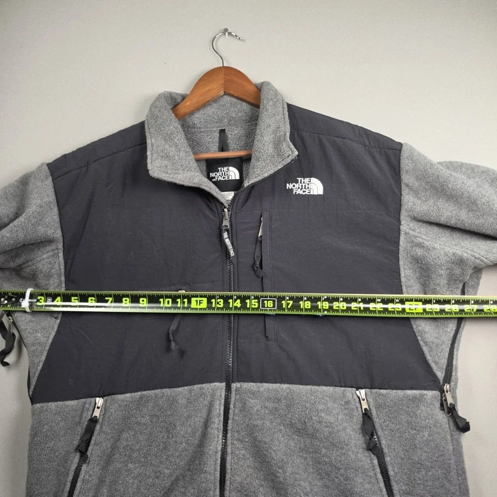 The North Face VTG Mens Large Denali Polartec 300 Fleece Jacket Charcoal Black